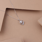 925 Sterling Silver Teardrop Pendant Necklace & Earrings Set for Women